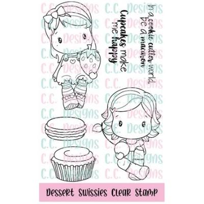 C.C. Designs Clear Stamps - Dessert Swissies